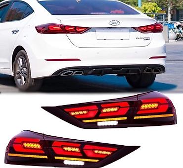 aksesuarlar: Hyundai Elantra 2016–2020 üçün LED Arxa Stop Fənərləri – Tuning * — 2