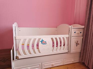 mebel satışı: Oğlan və qız üçün, İşlənmiş, Çarpayı, Matras ilə, Siyirməli — 2