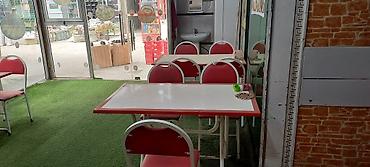 masa restoran: Stullar ilə, Düz masa, 2 nəfər — 2