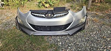 avtomobil bazarı: Hyundai Elantra üçün ön bamper lipi / alt ön əlavə hissə. Şəkillərdə — 6
