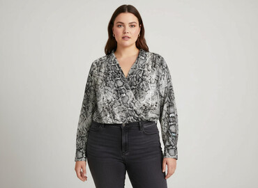 bluzki wizytowe plus size: George, Жіноча блуза, розмір 4XL