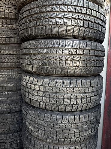 Шины 215 / 55 / R 17, Зима, Б/у, Комплект, Легковые, Япония, Dunlop