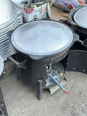 kaz: Казан чугунный с крышкой Davr Metall Объёмы: 4.5 л, 6 л, 8 л, 10 л — 1