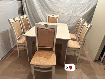 Комплекты столов и стульев: Masa desti heçbir defekti yoxdu 250 azn.unvan Ehmedli .Sevda
