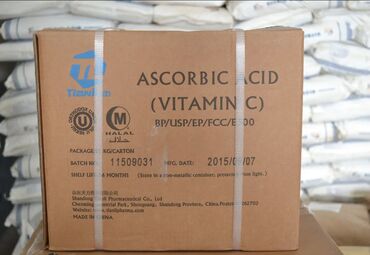 глицерин пищевой: Аскорбиновая кислота Е300 (гранулы) Коробка 25кг (внутри продукция в