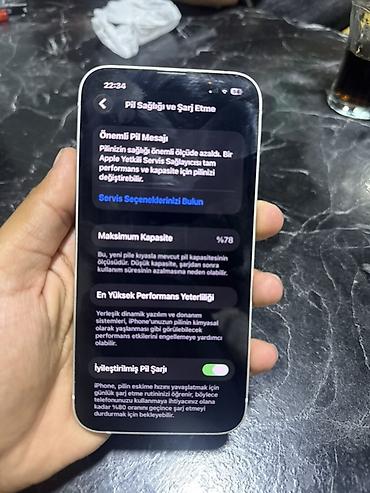IPhone 13, Ağ, Simsiz şarj, Face ID, Sənədlərlə — 5