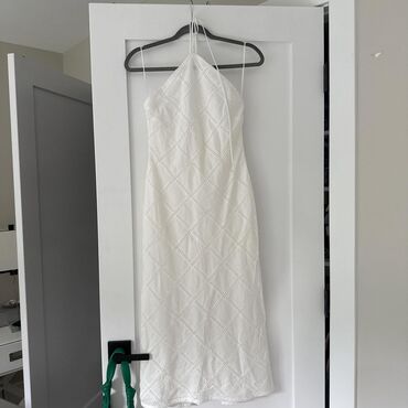haljina sa vezom: Ad Lib M (EU 38), color - White, Cocktail, With the straps