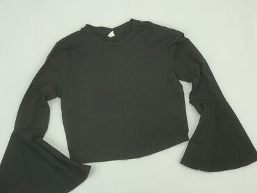 czarny crop top na ramiączka: Top, Shein, 10 lat, 134-140 cm, stan - Bardzo dobry