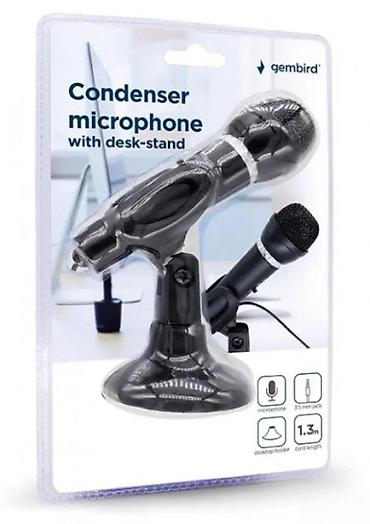Zvučnici, slušalice i mikrofoni: Gembird kondenzatorski mikrofon sa stonim stalkom - Tip — 3
