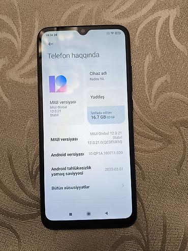 xiaomi redmi 9 t: Redmi 9A, 32 GB, rəng - Qara, İki sim kartlı — 4