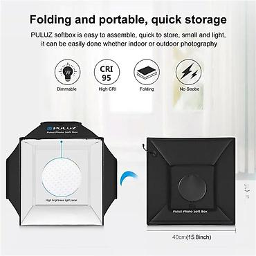plasma: Obyekt çəkilişi üçün fotoboks Puluz PU5042 (681600261A) Xüsusiyyətlər — 8