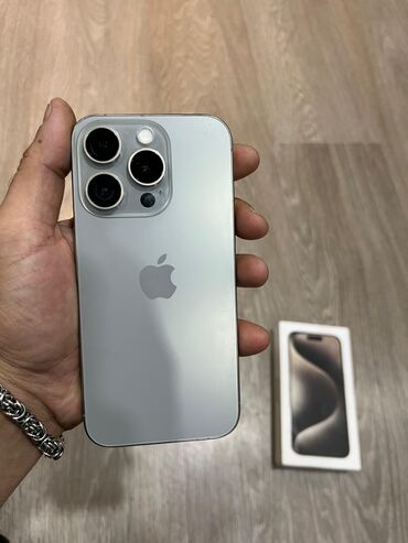 iphone 14 pro max qiymeti kreditle: IPhone 15 Pro, 256 GB, Natural Titanium, Face ID