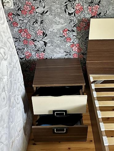 Paltar dolabları, qarderoblar: İşlənmiş, 4 qapılı, Güzgülü, Qəhvəyi, Taxta, Kupe, Düz dolab — 5