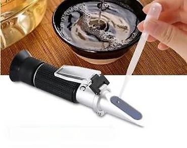 Ostali merni alati: Ručni refraktometar za merenje alkohola (0–80%) Opis: - Optički — 9