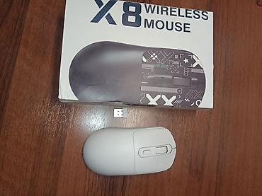 apple mini: Беспроводная мышь X8 - Тип подключения: 2.4 ГГц через USB‑приемник — 1