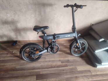 qiz ucun velosiped: HIMO Z16 qatlanan elektrik velosipedi,endirim var,2000m alinib,kamera