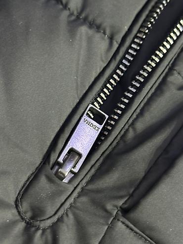 замшевые куртки: НОВАЯ Мужская зимняя пуховая куртка Zegna, размер 3XL. - Цвет: чёрный — 4