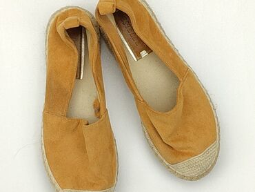 beżowa spódnice zamszowa: Flat shoes for women, 36, condition - Good