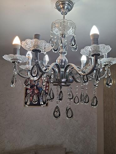 led cılcıraq: Led Çılçıraq, 4 və daha çox lampa, Xrustal — 3