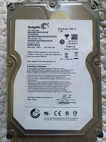cd disk: Накопитель для ПК, Б/у, Seagate, HDD, 1 ТБ, 3.5", Для ПК — 1