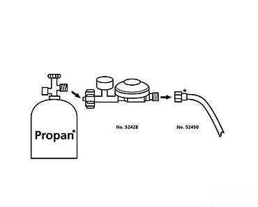 Sve za roštilj: Regulator pritiska za tečni gas (propan/butan) sa manometrom i — 9