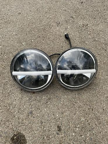 резина на авто: Niva wrangler fara - LED texnologiyalı dəyirmi ön faralar, 7" (178 mm) — 4