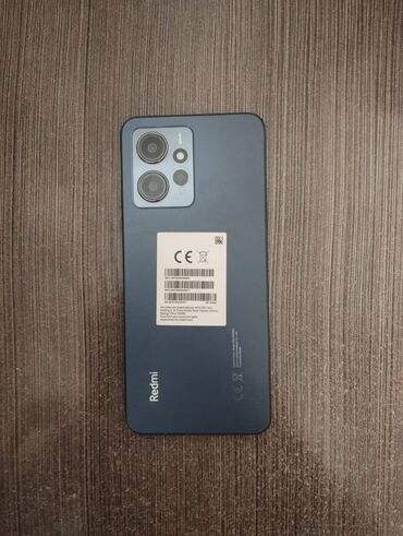 бу сотовые телефоны: Redmi, Redmi Note 12, Колдонулган, 128 ГБ, түсү - Кара