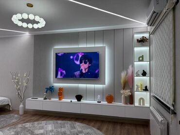 куплю дом политех: Просторная квартира с современным дизайном интерьера. В гостиной