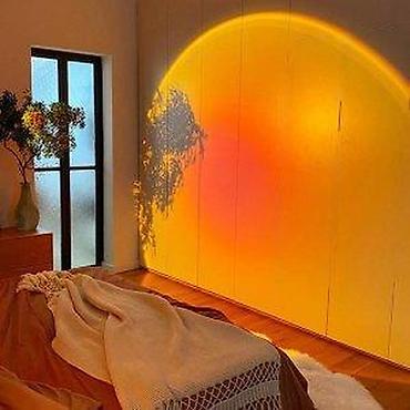 staklene case maxi: 🌅 NOĆNA LAMPA – SUNSET / RAINBOW PROJEKTOR LED USB Lampa – Zalazak — 8