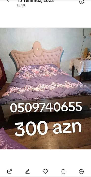 Mebel: - 3 qapılı paltar dolabı: ortada tam boy güzgü, yanda asılqan — 4