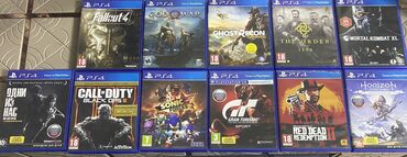 forza horizon ps4: Fallout4 - 20 God of war - 25 Ghost recon -20 The order - 30 Mortal