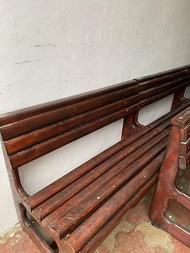 bağ stulları: Taxta (ağac) bağ-mebel dəsti - Material: bərk ağacdan hazırlanmış — 1