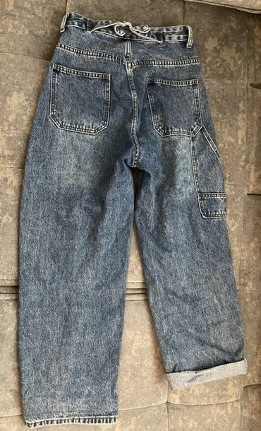 Cinslər: Qadın/Unisex cins şalvar dəsti 1) Açıq mavi mom fit cins - Yüksək — 3