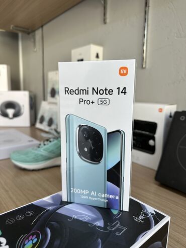 телефон редми 14: Redmi, Redmi Note 14 Pro Plus, Новый, 512 ГБ, цвет - Синий, 2 SIM