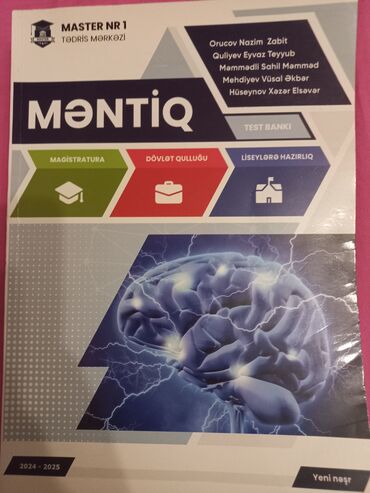 математика 9 класс методическое пособие: 📘 Məntiq – Test Bankı (2024–2025) 🎯 Magistratura | Dövlət qulluğu |