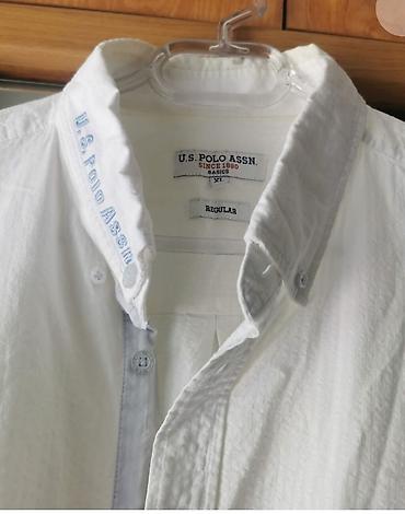 polo koynək: Köynək, U.S. Polo Assn, XL, rəng - Ağ — 2
