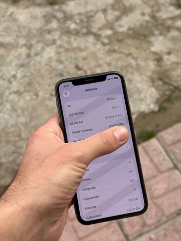 Apple iPhone: IPhone 11 Pro, 256 GB, Qızılı, Face ID — 12