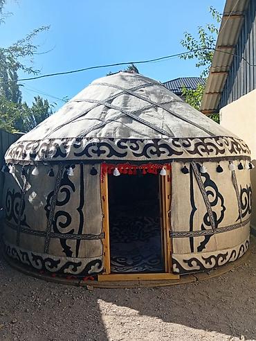 Аренда юрты, Каркас Металлический, 75 баш, Казан, Посуда, С полом