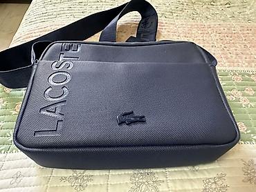 lacoste сумка: Классическая сумка, Материал: Искусственная кожа, Застежка на молнии, Мужские, Новый — 4