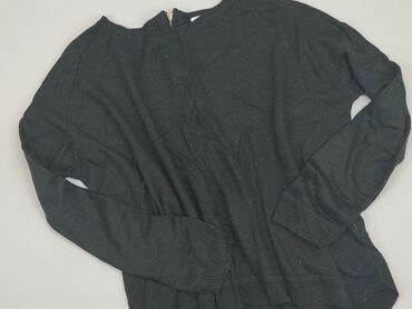 czarne prążkowane bluzki: Bluzka Damska, H&M, M, stan - Bardzo dobry