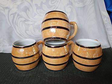 laser kraljevo: Krigle porcelan Zajecar iz 70ih godina. Krigle porcelan Zajecar,rucno — 4