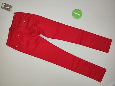 czerwone rurki: Miss RJ, Spodnie materiałowe damskie, rozmiar M — 3