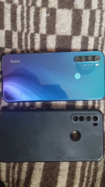 купить сотовый телефон в бишкеке: Xiaomi, Redmi Note 8, Б/у, 64 ГБ, цвет - Синий, 2 SIM