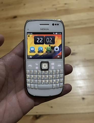 simes telefon: Nokia E6, rəng - Ağ, Sensor — 2
