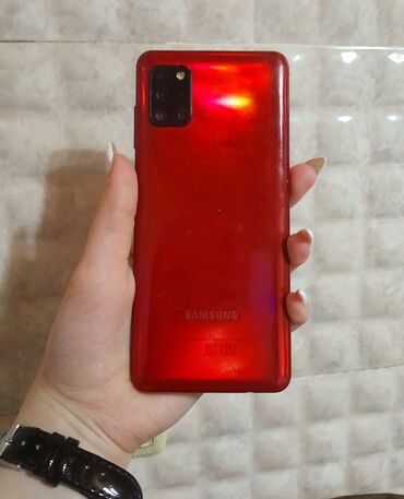 Samsung: Samsung A30, 128 GB, rəng - Qırmızı, Sensor, Barmaq izi, İki sim kartlı