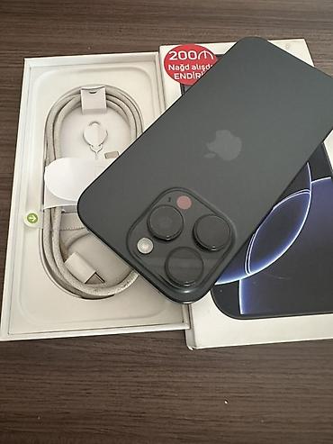 Apple iPhone: IPhone 16 Pro, 128 GB, Black Titanium, Face ID -da lalafo.az — 2 Apple iPhone: IPhone 16 Pro, 128 GB, Black Titanium, Face ID — 2