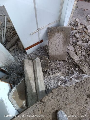 Beton işləri: #Betonkesme #betondeşmə Beton kubik kərpic - dən kəsim deşim — 15