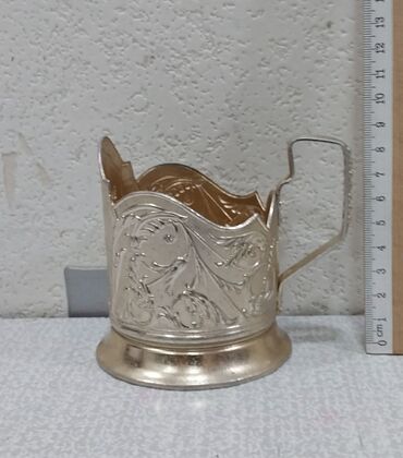 Stəkanlar: Stəkanlar, rəng - Qızılı, 6 ədədli dəst, SSRİ — 11