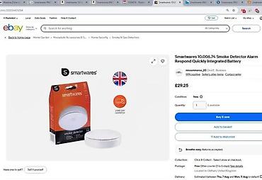 Oprema i sredstva za zaštitu: Smartwares RM218 – detektor dima sa integrisanom baterijom - — 2