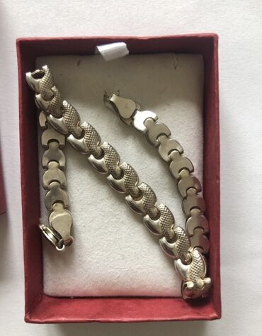 steve madden sandale srebrne: Chain bracelet, Material: Silver